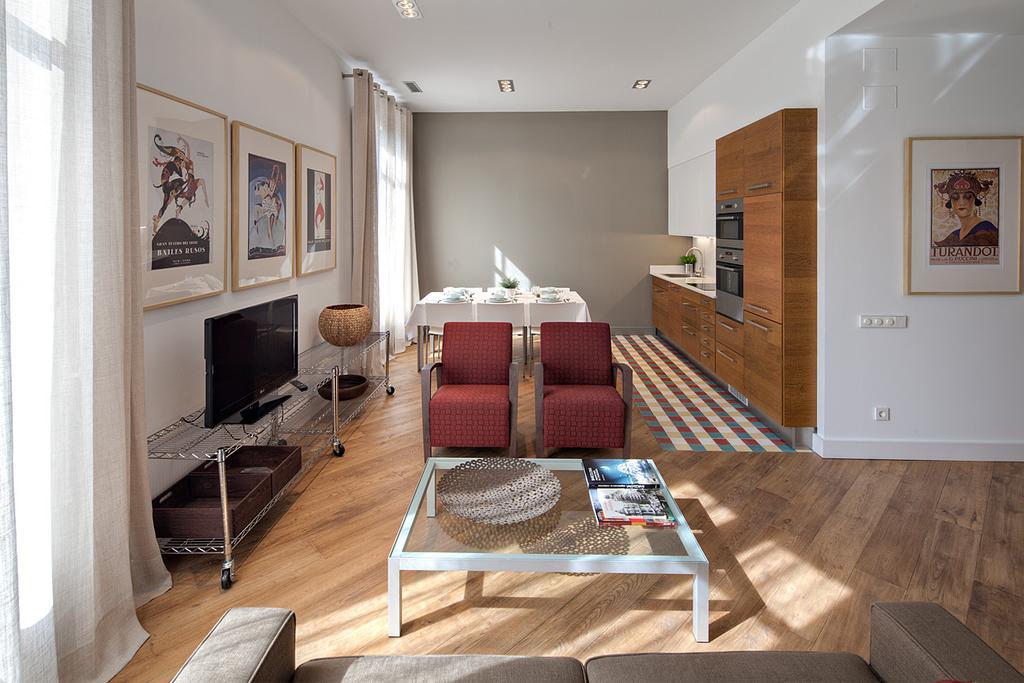 ברצלונה Habitat Apartments Rambla Deluxe חדר תמונה